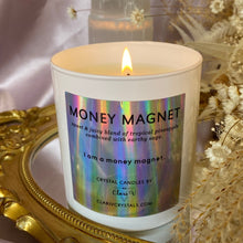 Load image into Gallery viewer, Money Magnet Crystal Candle