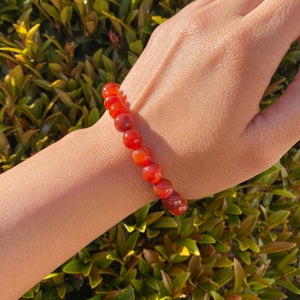 Red Carnelian Bracelet for Creativity & Courage
