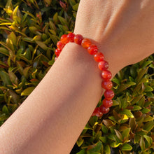 Load image into Gallery viewer, Red Carnelian Bracelet for Creativity &amp; Courage