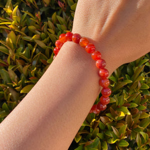Red Carnelian Bracelet for Creativity & Courage