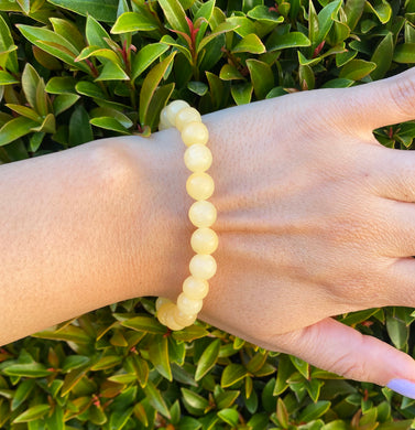 Orange Calcite Bracelet for Confidence & Motivation