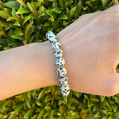 Dalmatian Jasper Bracelet for  Nurturing your Inner Child