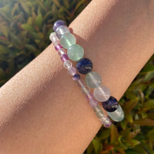 Load image into Gallery viewer, Fluorite Bracelet for Focus &amp; Stress Management