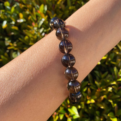 Smoky Quartz Bracelet for Grounding & Protection