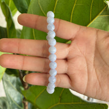 Load image into Gallery viewer, Blue Lace Agate Crystal Bead Bracelet for Communication &amp; Free Expression