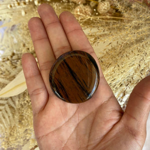 Mahogany Obsidian Pocket Stone, for Inner Strength & Protection
