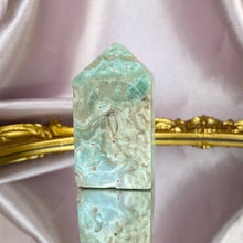 Load image into Gallery viewer, Blue Aragonite Tower for Patience &amp; Acceptance