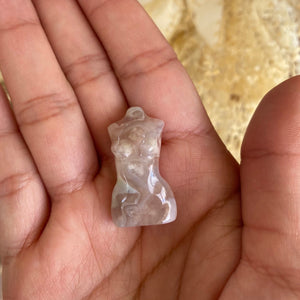 Mini Carved Crystal Goddess Body, Celebrate the Divine Feminine