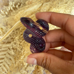 Crystal Snake Carvings