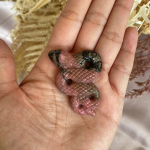 Crystal Snake Carvings