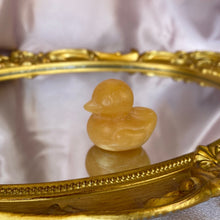Load image into Gallery viewer, Orange Calcite Carved Duck