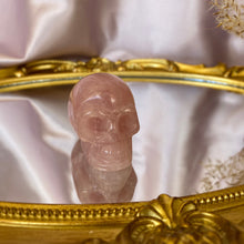 Load image into Gallery viewer, Rose Quartz Skull Carving