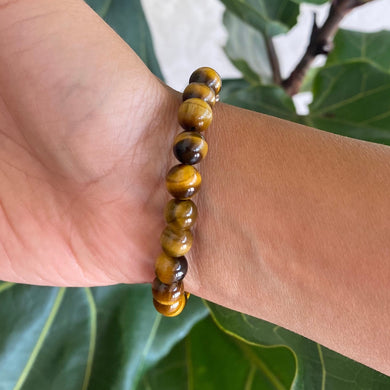 Tiger Eye Stretch Bracelet for Power & Confidence