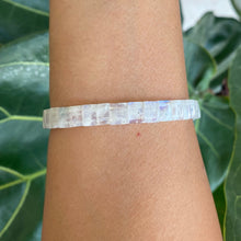 Load image into Gallery viewer, Rainbow Moonstone Bracelet for New Beginnings &amp; Intuition