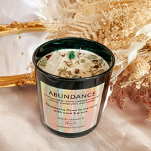 Load image into Gallery viewer, Abundance Crystal Candle