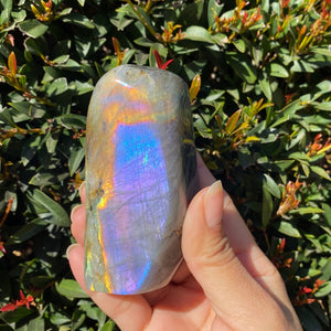 Rainbow Butterfly Wing Labradorite Freeform for Intuition and Trust in the Universe