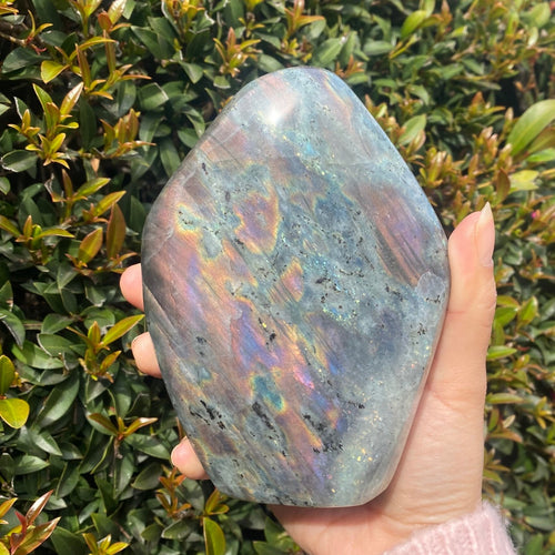 Rainbow Labradorite Freeform for Intuition and Trust in the Universe