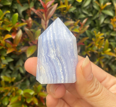 Blue Lace Agate Points, for Self Expression