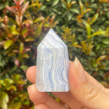 Load image into Gallery viewer, Blue Lace Agate Points, for Self Expression