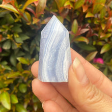 Load image into Gallery viewer, Blue Lace Agate Points, for Self Expression