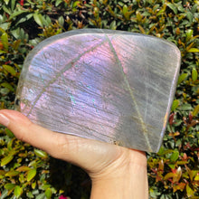 Load image into Gallery viewer, Purple Labradorite Stone Freeform for Intuition and Trust in the Universe