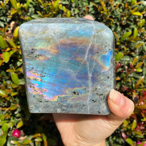 Blue Rainbow Labradorite Freeform for Intuition and Trust in the Universe