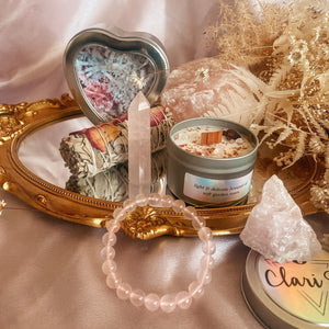 Embrace Love Crystal Healing Kit featuring Rose Quartz
