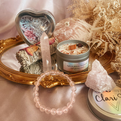 Embrace Love Crystal Healing Kit featuring Rose Quartz