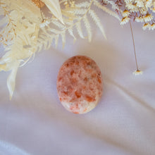 Load image into Gallery viewer, Golden Orange Sunstone Palmstone to Never Dull your Sparkle