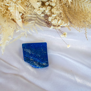 Natural Lapis Lazuli Slab for Intuition & Third Eye