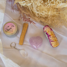 Load image into Gallery viewer, Magnify Love Crystal Box featuring Quartz &amp; Rose Quartz