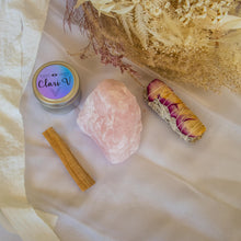 Load image into Gallery viewer, Universal Love Crystal Box featuring Rose Quartz Boulder