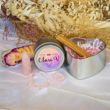Load image into Gallery viewer, Self Love Crystal Travel Box featuring Rose Quartz