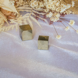 Natural Pyrite Cube for Prosperity
