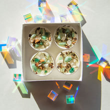 Load image into Gallery viewer, Tealight Crystal Candle Set