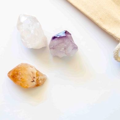 Raw Crystal Trio, Manifestation Crystal Set