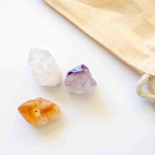 Load image into Gallery viewer, Raw Crystal Trio, Manifestation Crystal Set