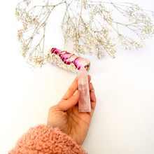 Load image into Gallery viewer, Pink Rose Quartz Point, Love Crystal