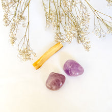 Load image into Gallery viewer, Purple Amethyst Palm Stone, Meditation Crystal