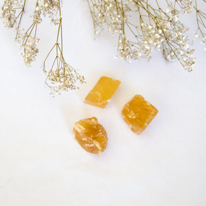 Raw Honey Calcite Crystals