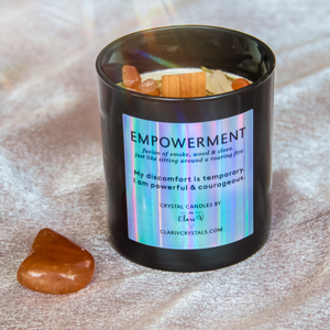 Empowerment Crystal Candle