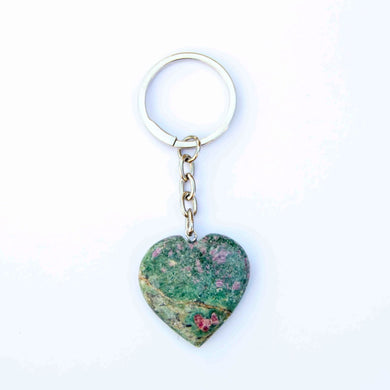 Crystal Heart Keychains