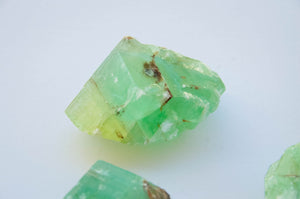 Raw Green Calcite Crystal Chunk