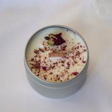 Load image into Gallery viewer, rose crystal candles