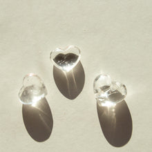 Load image into Gallery viewer, Clear Quartz Crystal Heart, for Clarity